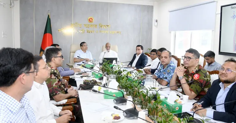 ঢাকা উত্তর ও দক্ষিণ সিটি করপোরেশনের বিভিন্ন কার্যক্রমের অগ্রগতি পর্যালোচনা সভা